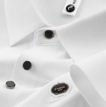 Men’s Premium  with Subtle Branding White Polo T-Shirt