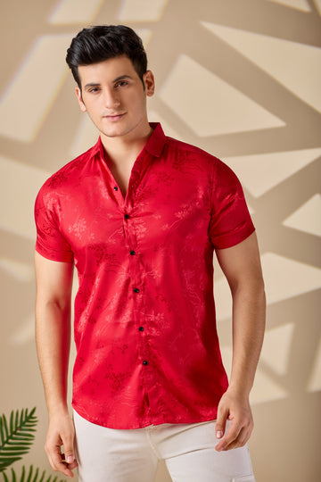 Glossy Satin Silk Shirt