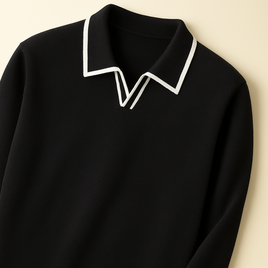 BreezeWeave Summer Polo Knit