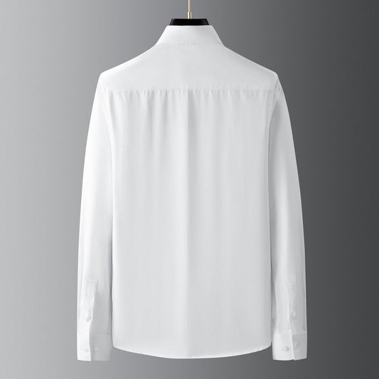 Men's Elegant  Shirt with Intricate Embroidered Floral Design(BUY 1 GET 1 FREE)