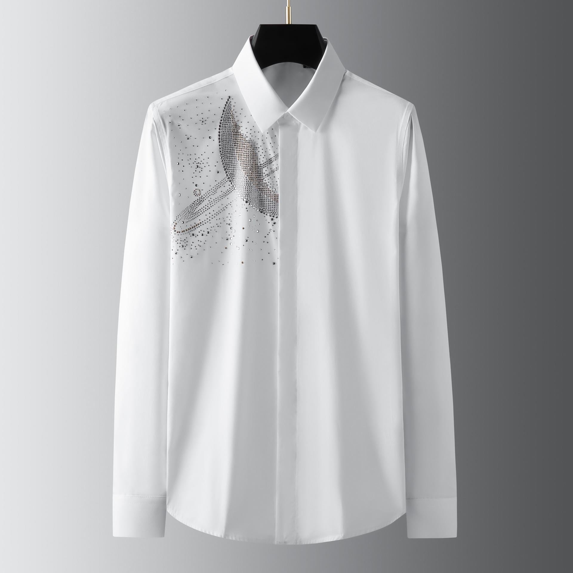 Midnight Saturn Crystal Embellished Shirt(BUY 1 GET 1 FREE)