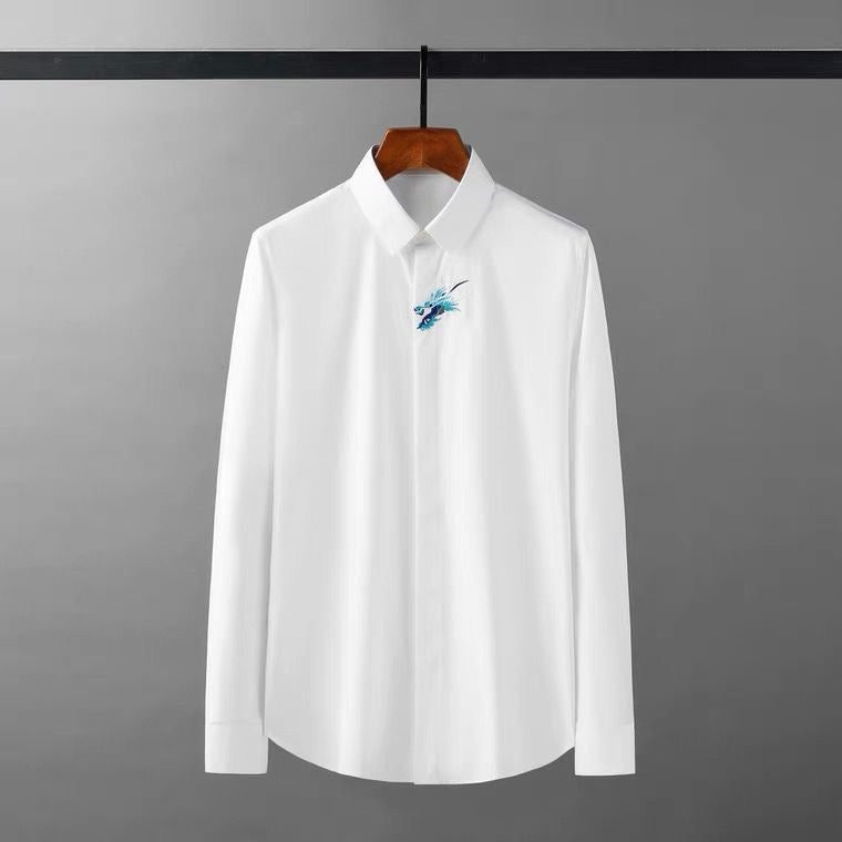 Noir Bloom Crystal Embroidered Shirt (BUY 1 GET 1 FREE)