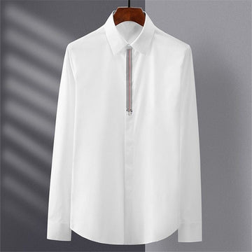SleekLine Zipper Accent Formal Shirt (BUY 1 GET 1 FREE)