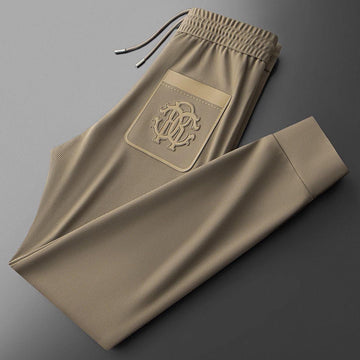 Soft Texture  with Iconic Embossed Design Jogger pant
