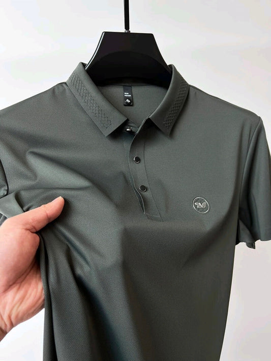Designer Polo T-Shirt With  Embroidered Emblem & Premium Material