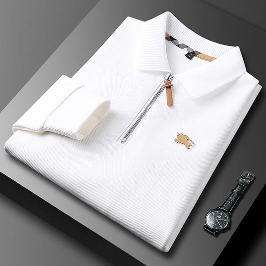 Embellished with a distinctive golden rabbit emblem on the chest