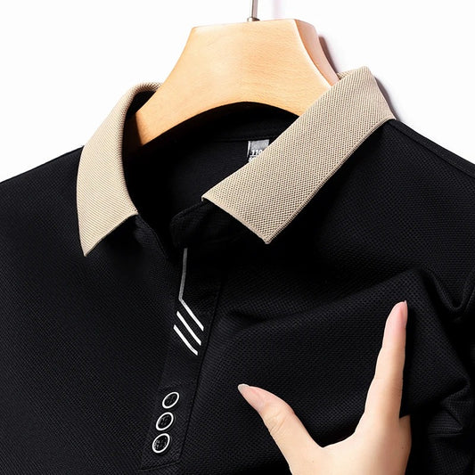 The Maverick Casual Long Sleeve Polo Shirt